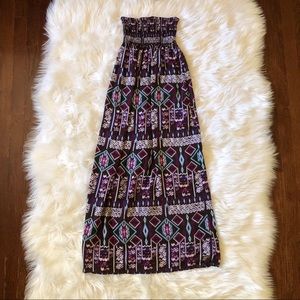 Forever 21 size small strapless long dress